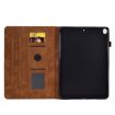 Samsung Galaxy Tab A7 10.4 2020 T500 Leather Case Peony Butterfly Brown - 4