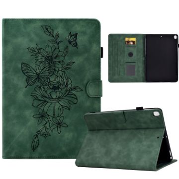 Samsung Galaxy Tab A7 10.4 2020 T500 Green Peony Butterfly Case - 1