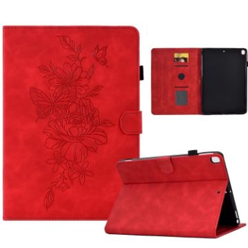 Samsung Galaxy Tab A7 10.4 2020 T500 Red Peony Butterfly Case - 1