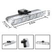 4 in 1 Car Grille Flash Lights 16LEDs with Wireless Remote (Red Yellow) - 3
