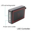 4 in 1 Car Grille Flash Lights 16LEDs with Wireless Remote (Red Yellow) - 4