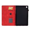 Samsung Galaxy Tab A7 T500/T505 2020 Red Rhombus Leather Case - 4