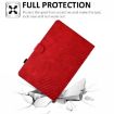 Samsung Galaxy Tab A7 T500/T505 2020 Red Rhombus Leather Case - 5