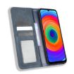 Ulefone Note 14 Blue Leather Phone Case with Magnetic Buckle Retro Texture - 4