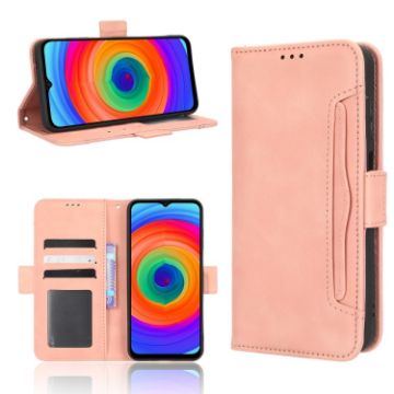Ulefone Note 14 Pink Leather Phone Case with Card Slots - 1