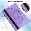 Peacock Embossed Leather Case for Samsung Galaxy Tab A 9.7 T550/T555 Purple - 6