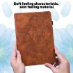 Peacock Embossed Leather Case for Samsung Galaxy Tab A 9.7 T550/T555 Brown - 4