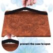 Peacock Embossed Leather Case for Samsung Galaxy Tab A 9.7 T550/T555 Brown - 7