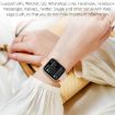 HT15 Gold Smart Watch - 1.85" Silicone Band, IP67 Waterproof, Bluetooth Call - 9