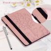 Samsung Galaxy Tab A 9.7 T550/T555 Pink Tree & Deer Leather Case - 6