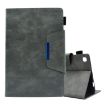 Samsung Galaxy Tab A8 10.5 2021 Grey Suede Leather Case with Clasp - 1