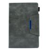 Samsung Galaxy Tab A8 10.5 2021 Grey Suede Leather Case with Clasp - 2