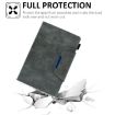 Samsung Galaxy Tab A8 10.5 2021 Grey Suede Leather Case with Clasp - 4