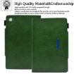 Samsung Galaxy Tab A 8.0 2019 Green Suede Magnetic Leather Case - 6