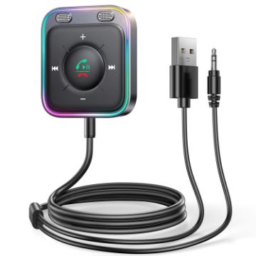 JOYROOM JR-CB3 Bluetooth 5.3 Car Wireless Receiver - Black - 1