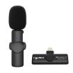 HXSJ F18 2.4G Wireless Lavalier Microphone - Noise Reduction, Black - 1