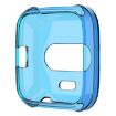 Fitbit Versa Lite Silicone Protective Case - Transparent Blue - 1