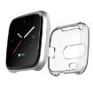 Fitbit Versa Lite Silicone Protective Case - Transparent Blue - 3
