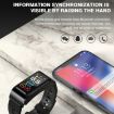 H21 Gold Smart Watch 1.14" Steel Band, Temp Measure, Bluetooth Call - 8