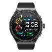 BM01 1.45" Black Smart Watch, Silicone Band, IP68 Waterproof, Bluetooth/NFC - 2