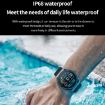 BM01 1.45" Black Smart Watch, Silicone Band, IP68 Waterproof, Bluetooth/NFC - 9