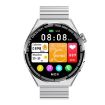 HDT 3 Max 1.6" Steel Band Smart Watch IP67 Waterproof Bluetooth/NFC Silver - 2