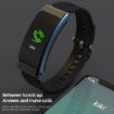 K50+ Smart Watch: 0.96" Leather Band, Detachable Earphone, Waterproof - 7