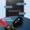 K20 Smart Watch 1.14" Leather Band, Detachable Earphone, Waterproof - 8