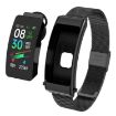 K50 1.08" Steel Band Smart Watch IP67 Waterproof Bluetooth Call Black - 1