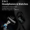 K50 1.08" Steel Band Smart Watch IP67 Waterproof Bluetooth Call Black - 9