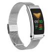 K50 1.08" Steel Band Smart Watch IP67 Waterproof Bluetooth Call Silver - 2