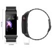 M6 Steel Band Earphone Detachable IP68 Waterproof Smart Watch Black - 3