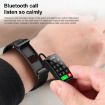 M6 Steel Band Earphone Detachable IP68 Waterproof Smart Watch Black - 8