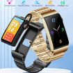 M6 Smart Watch: 1.5" Silicone Band, IP68 Waterproof, Bluetooth Call, Red - 4