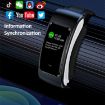 K60 Smart Watch: 1.08" Leather Band, Detachable Earphone, Waterproof - 9