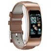 K60 Smart Watch: 1.08" Leather Band, Detachable Earphone, Waterproof - 2