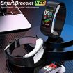 K60 Smart Watch 1.08" Leather Band, Detachable Earphone, Waterproof - 4