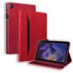 Samsung Galaxy Tab A8 10.5 2021 Red Leather Shockproof Case with Wake-up - 1