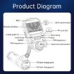 BC86 Bluetooth 5.3 FM Transmitter MP3 Player with Colorful Screen - 8