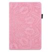 Samsung Galaxy Tab A8 10.5 2021 Pink Calf Texture Leather Case - 2