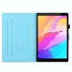 Samsung Galaxy Tab A7 2020 T500/T505 Gradient Leather Case Blue Orange - 4
