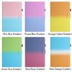 Samsung Galaxy Tab A7 2020 T500/T505 Gradient Leather Case Blue Orange - 7