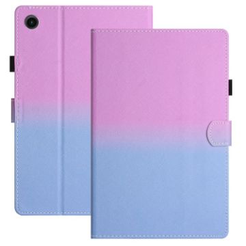 Samsung Galaxy Tab A7 2020 T500/T505 Gradient Leather Case Purple Blue - 1
