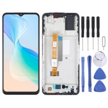 Vivo Y33S OEM LCD Screen Digitizer Assembly with Frame Replacement - 1