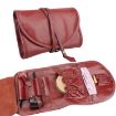 FIREDOG CL08 Lychee Red Leather Pipe Tobacco Storage Bag - 1