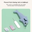 Dolphin Shape 2 in 1 Phone Tablet Card Removal Needle Set - 3pcs Pink - 4