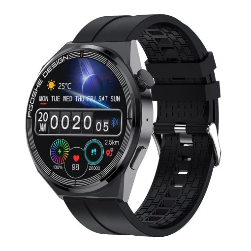 PG3 Pro Smart Watch - 1.41" TFT Screen, Heart Rate/Blood Pressure Monitor - 1