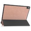 Docomo dtab D-51C Rose Gold Leather Tablet Case - 3-Fold Holder - 4