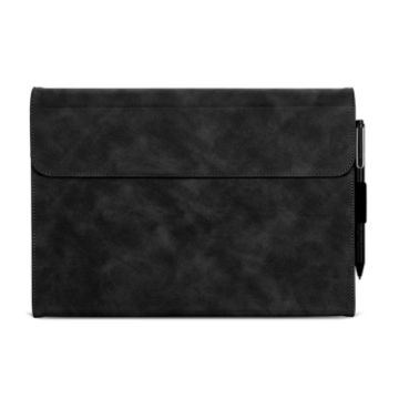 Sheepskin Shockproof Case for Microsoft Surface Pro 7+/7/6/5/4 - Black - 1