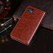 Ulefone Note 14 Blue Leather Phone Case with Holder - Crazy Horse Texture - 5